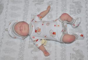 Completed Full Body Mini Silicone poured by Susan Gibbs